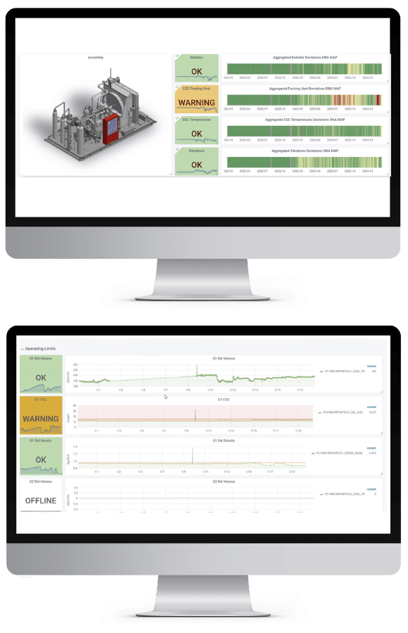 Industrial deviation AI predictions for predictive maintenance planning