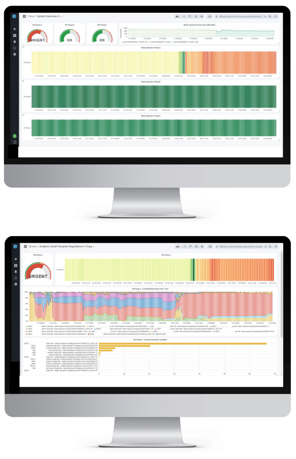 example of VROC's industrial deviation management AI predictions