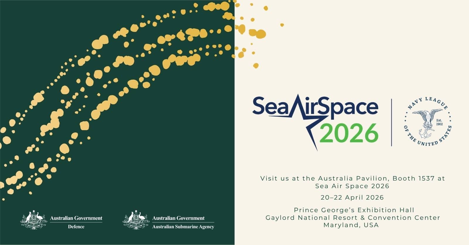 SeaAirSpace2026 event title